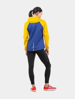 RonHill Womens Tech Fortify Jacket - Dark Cobalt/Solar -Hoka Sales Store RH 005314 Womens Tech Fortigy Jacket RH 00983 Dark Cobalt Solar 6073