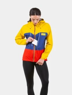 RonHill Womens Tech Fortify Jacket - Dark Cobalt/Solar -Hoka Sales Store RH 005314 Womens Tech Fortigy Jacket RH 00983 Dark Cobalt Solar 6090