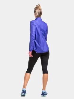 RonHill Womens Tech LTW Jacket - Indigo/Blush -Hoka Sales Store RH 006020 Womens Tech LTW Jacket RH 0914 Indigo Blush Back 7004