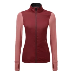 RonHill Womens Tech Hyperchill Jacket - Cabernet/Blush