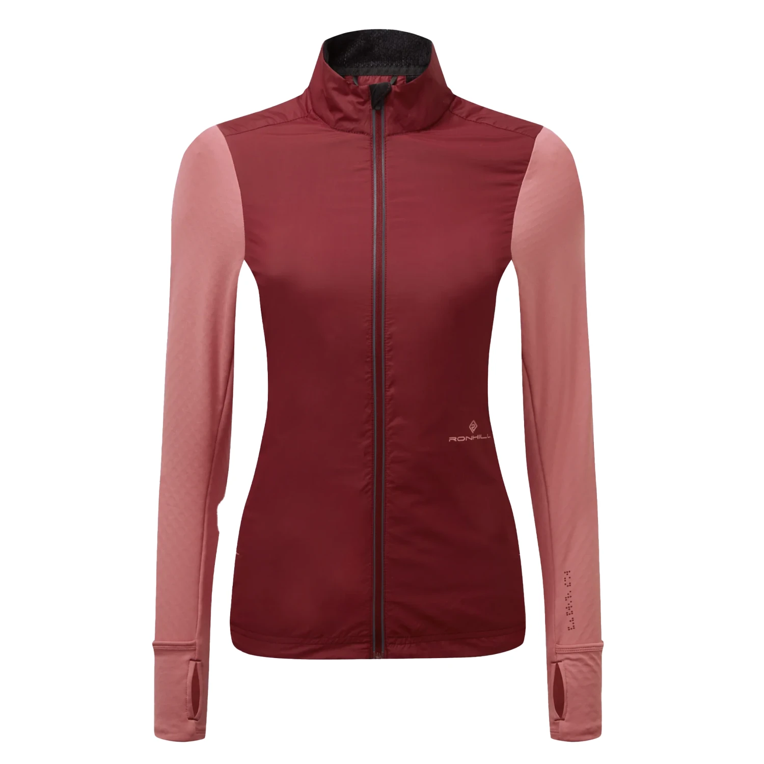 RonHill Womens Tech Hyperchill Jacket - Cabernet/Blush 1 RonHill Womens Tech Hyperchill Jacket - Cabernet/Blush
