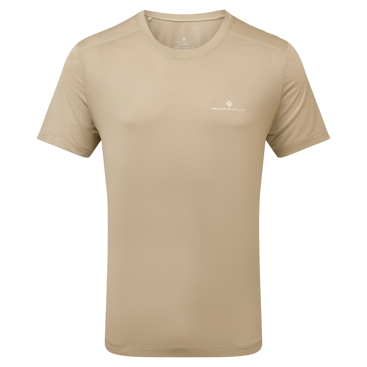 RonHill Mens Tech S/S Tee - Latte/Vanilla 1 RonHill Mens Tech S/S Tee - Latte/Vanilla