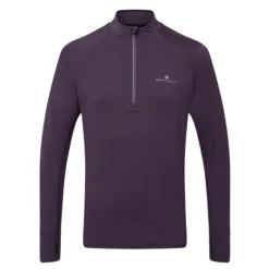 RonHill Mens Life Practice 1/2 Zip Tee - Nightshadow/Ultraviolet