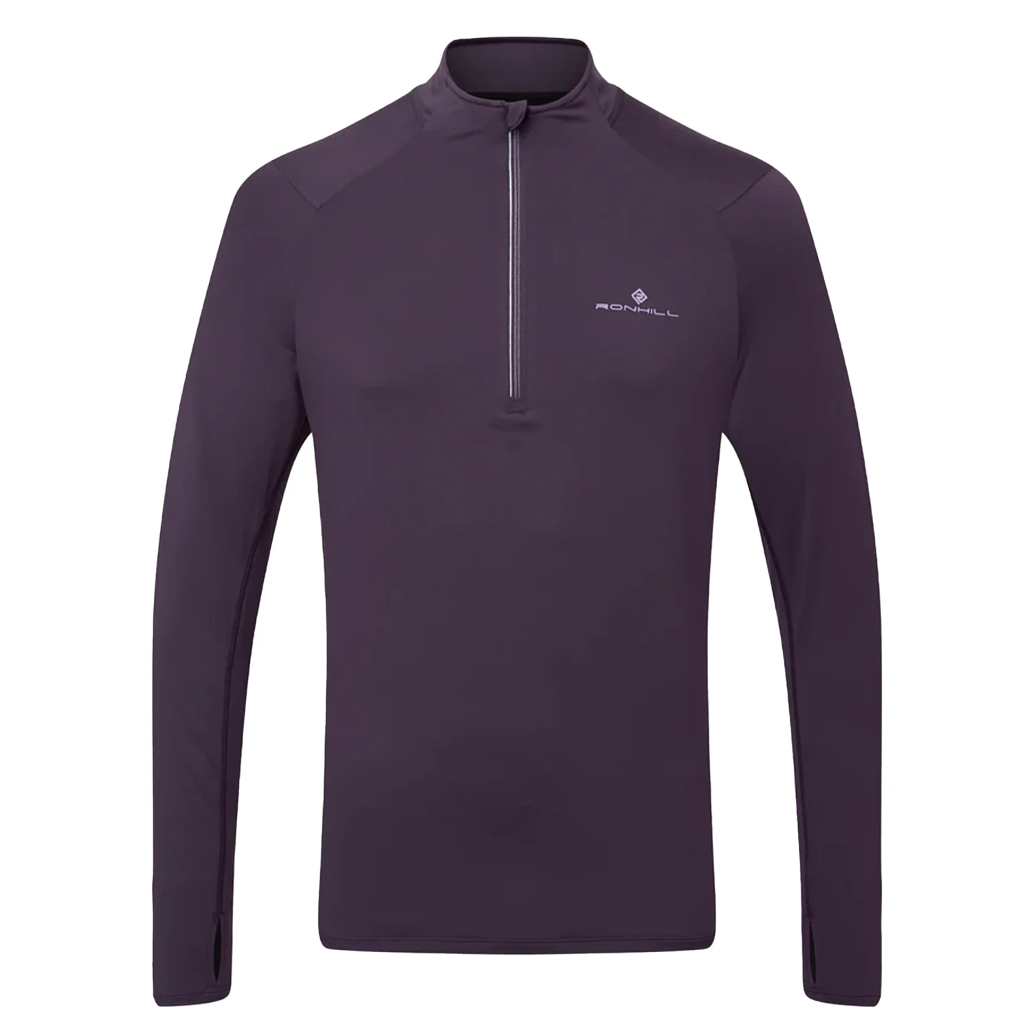 RonHill Mens Life Practice 1/2 Zip Tee - Nightshadow/Ultraviolet 1 RonHill Mens Life Practice 1/2 Zip Tee - Nightshadow/Ultraviolet