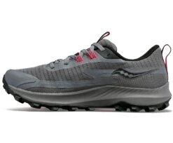 Saucony Womens Peregrine 13 GTX - Gravel/Black - Trail -Hoka Sales Store S10841 05 2