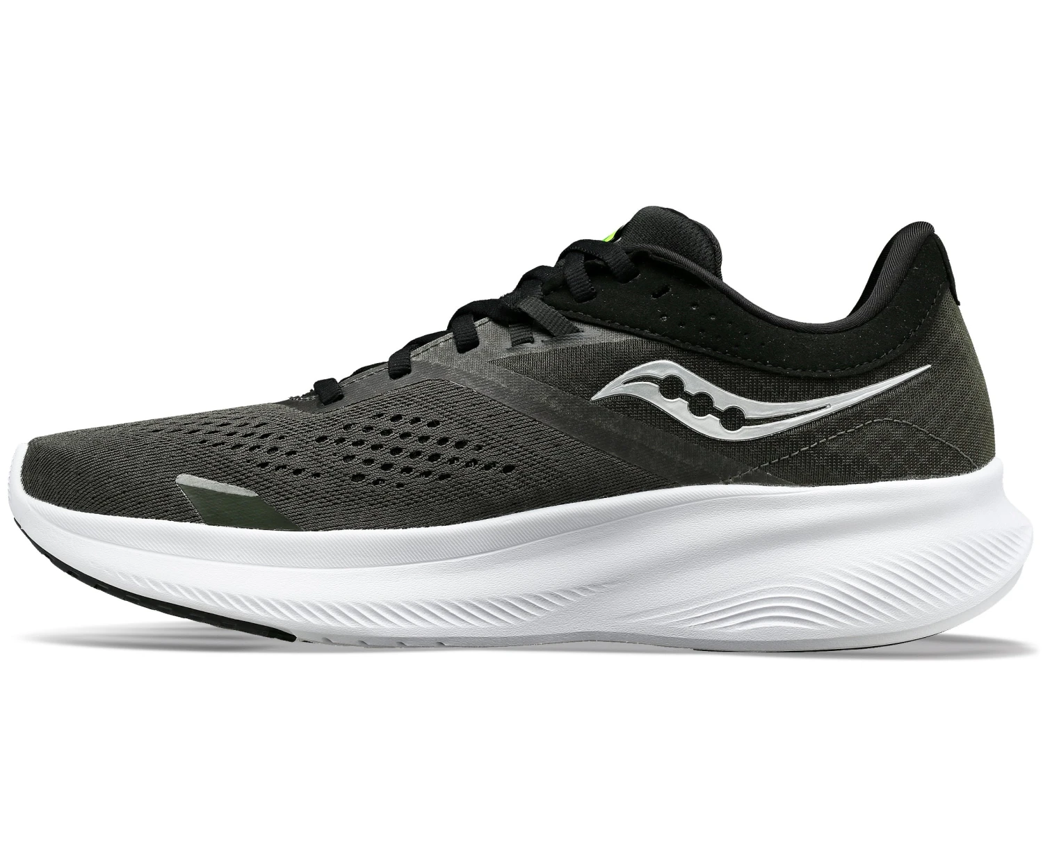 Saucony Mens Ride 16 - Umbra/Slime - Neutral 3 Saucony Mens Ride 16 - Umbra/Slime - Neutral - Image 3