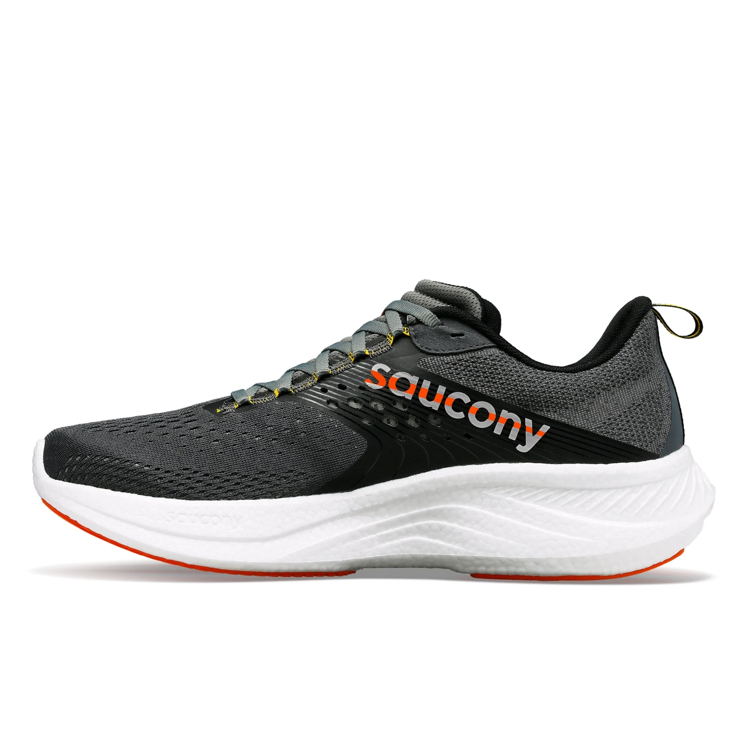Saucony Mens Ride 17 - Shadow/Pepper - Neutral 4 Saucony Mens Ride 17 - Shadow/Pepper - Neutral - Image 4