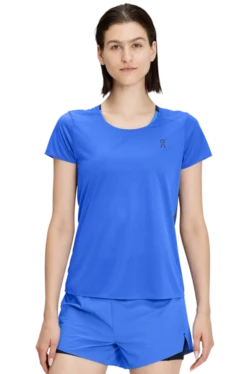 On Running ON Womens Performance SS Tee - Cobalt/Black -Hoka Sales Store SmallPNG 202.01021 performance t ss23 cobalt black w g1