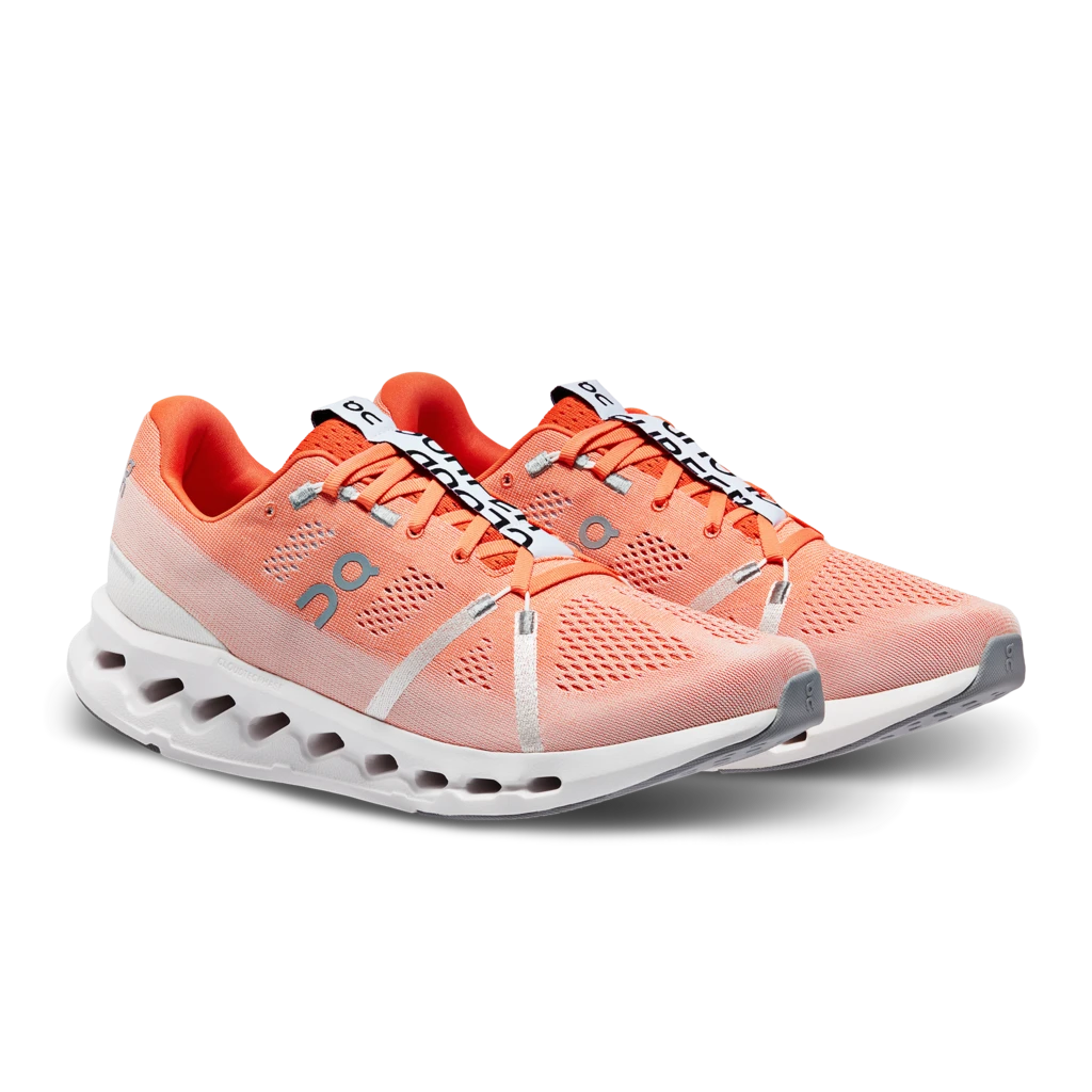 On Running ON Mens Cloudsurfer - Flame/White 3 On Running ON Mens Cloudsurfer - Flame/White - Image 3
