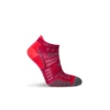 Hilly Womens Twin Skin Socklet - Magenta/Grey Marl