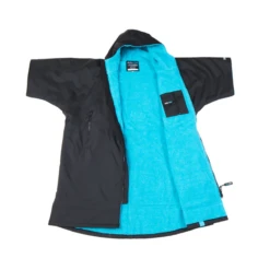 Dryrobe Advance Short Sleeve - Black/Blue