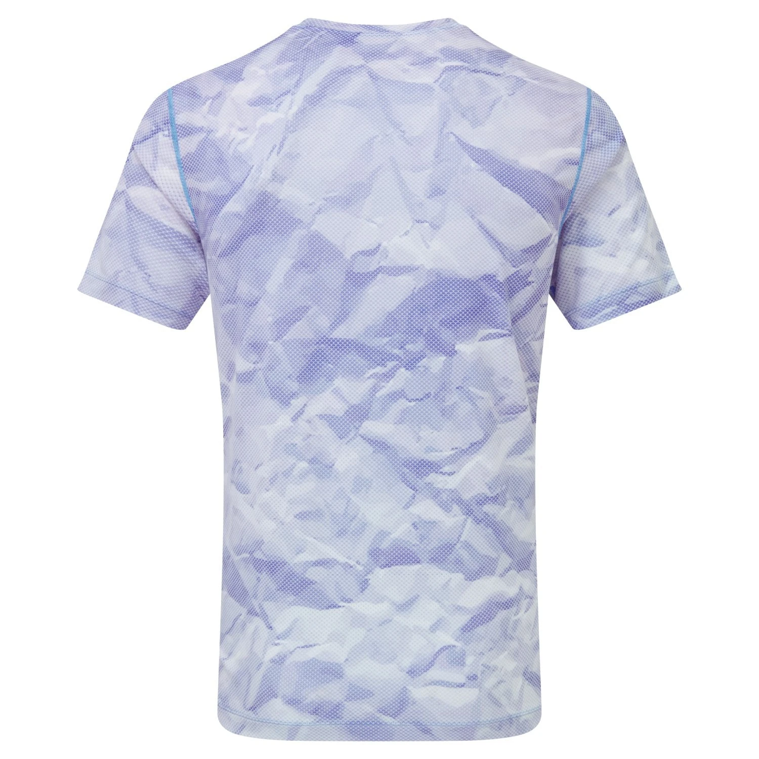 RonHill Mens Tech Golden Hour Tee - Lake Blue Crinkle 2 RonHill Mens Tech Golden Hour Tee - Lake Blue Crinkle - Image 2