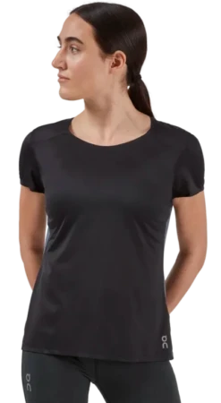 On Running ON Womens Performance SS Tee - Black/Dark -Hoka Sales Store WPT