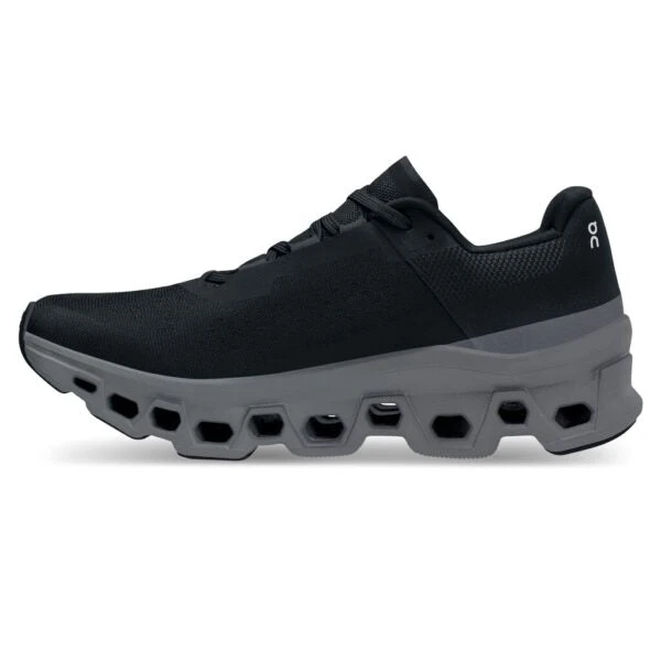 On Running ON Womens Cloudmonster - Black/Magnet 5 On Running ON Womens Cloudmonster - Black/Magnet - Image 5