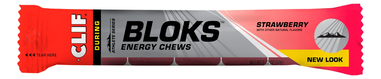 Clif Shot Bloks Strawberry 2 Clif Shot Bloks Strawberry - Image 2