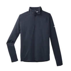 Brooks Mens Dash 1/2 Zip - Heather Concrete