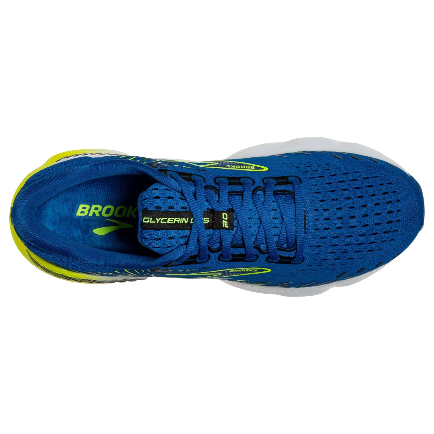 Brooks Mens Glycerin GTS 20 -Blue/Nightlife/White - Stability 6 Brooks Mens Glycerin GTS 20 -Blue/Nightlife/White - Stability - Image 6