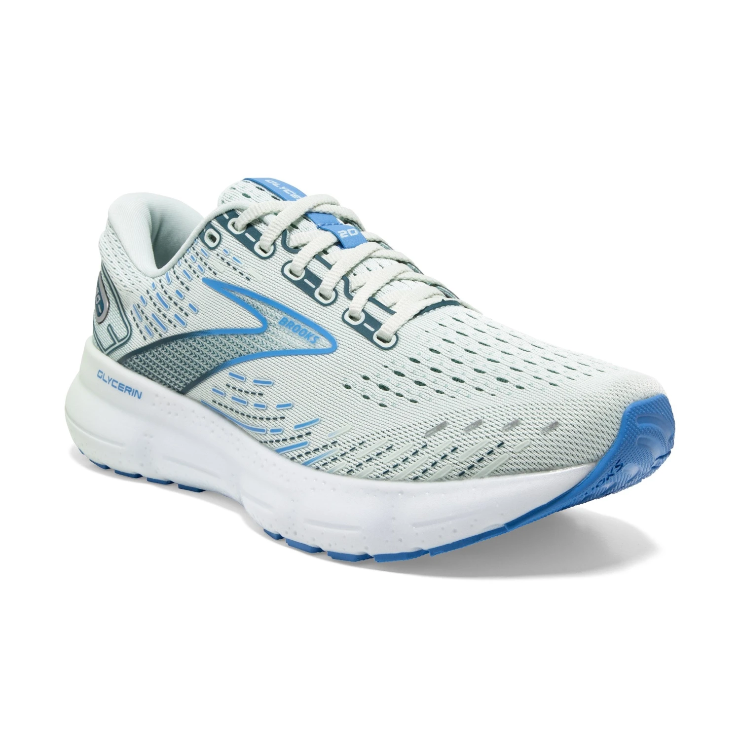 Brooks Womens Glycerin 20 - Blue Glass/Marina/Legion Blue - Neutral 3 Brooks Womens Glycerin 20 - Blue Glass/Marina/Legion Blue - Neutral - Image 3