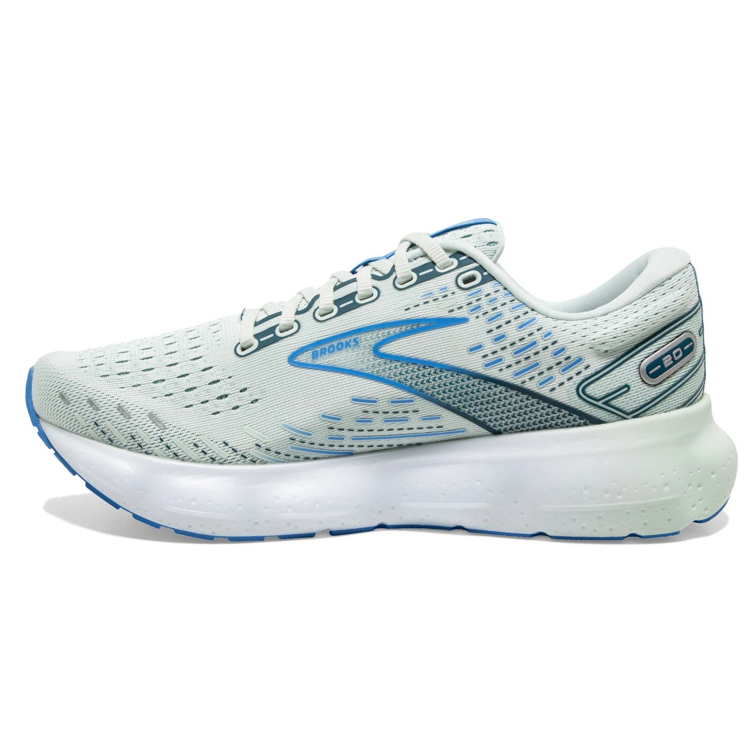 Brooks Womens Glycerin 20 - Blue Glass/Marina/Legion Blue - Neutral 4 Brooks Womens Glycerin 20 - Blue Glass/Marina/Legion Blue - Neutral - Image 4