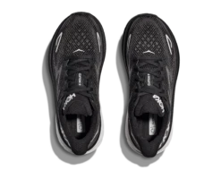Hoka Womens Clifton 9 Wide - D Width - Black/White - Neutral -Hoka Sales Store clifton9black white2 e3e19d8f 79aa 4139 acd5 de6976e15cb8