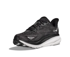 Hoka Womens Clifton 9 - Black/White - Neutral -Hoka Sales Store clifton9black white3