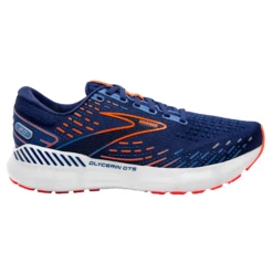 Shoes Brooks Mens Glycerin GTS 20 - Blue Depths/Palace Blue/Orange - Stability