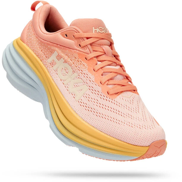Hoka Womens Bondi 8 - Shell Coral/Peach Parfait - Neutral 3 Hoka Womens Bondi 8 - Shell Coral/Peach Parfait - Neutral - Image 3