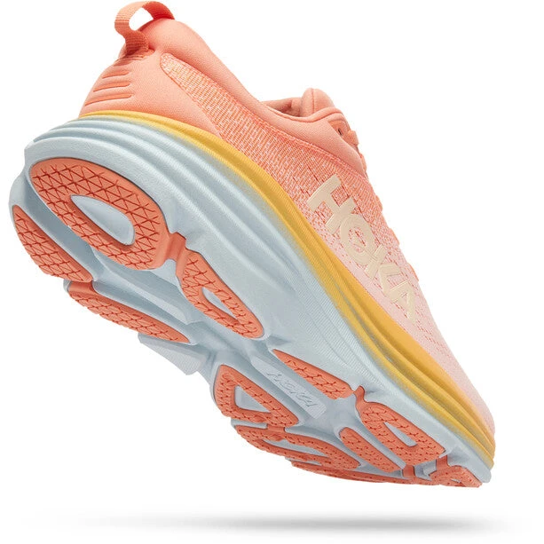 Hoka Womens Bondi 8 - Shell Coral/Peach Parfait - Neutral 6 Hoka Womens Bondi 8 - Shell Coral/Peach Parfait - Neutral - Image 6