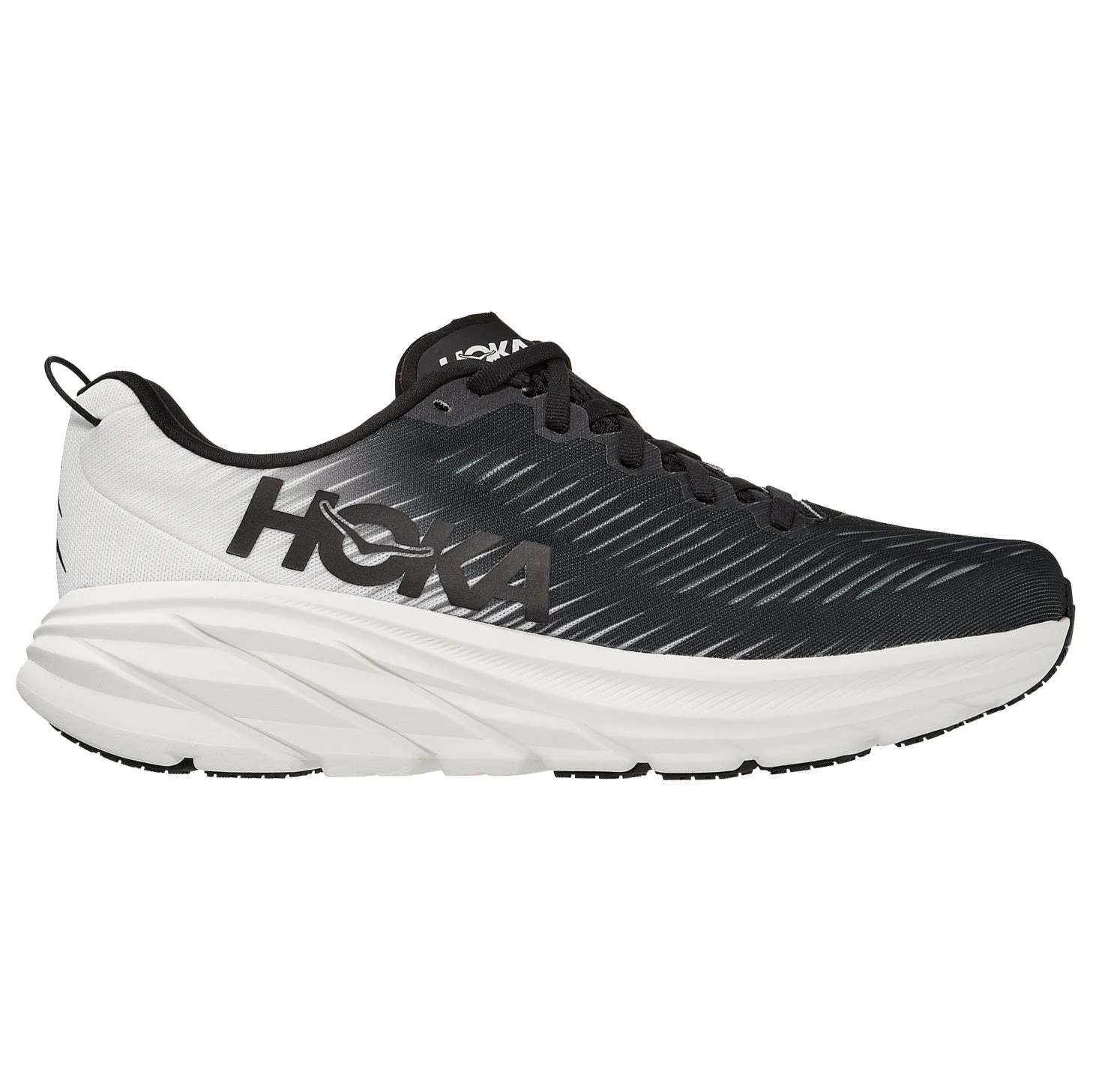 Hoka Mens Rincon 3 Wide - 2E Width - Black/White 1 Hoka Mens Rincon 3 Wide - 2E Width - Black/White