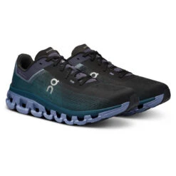 On Running ON Mens Cloudflow 4 - Black/Storm -Hoka Sales Store on cloudflow 4 running shoes detail 2